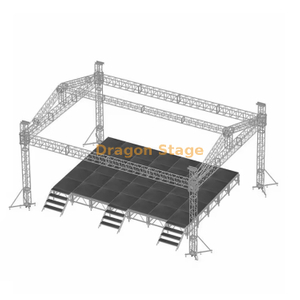 Estrutura de telhado triangular padrão 12x9x6m