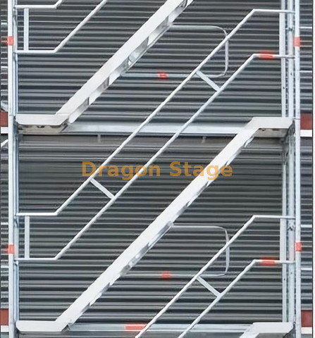 Escalas escalas para a andaimes layher