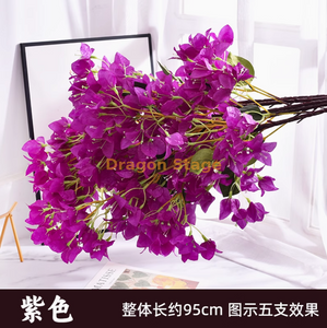 Bougainvillea simulada, flores de cerejeira, flores de borboleta, flores de ameixa, galhos, área cênica, árvores de jardim, design de paisagem, bougainvila criptografada roxa