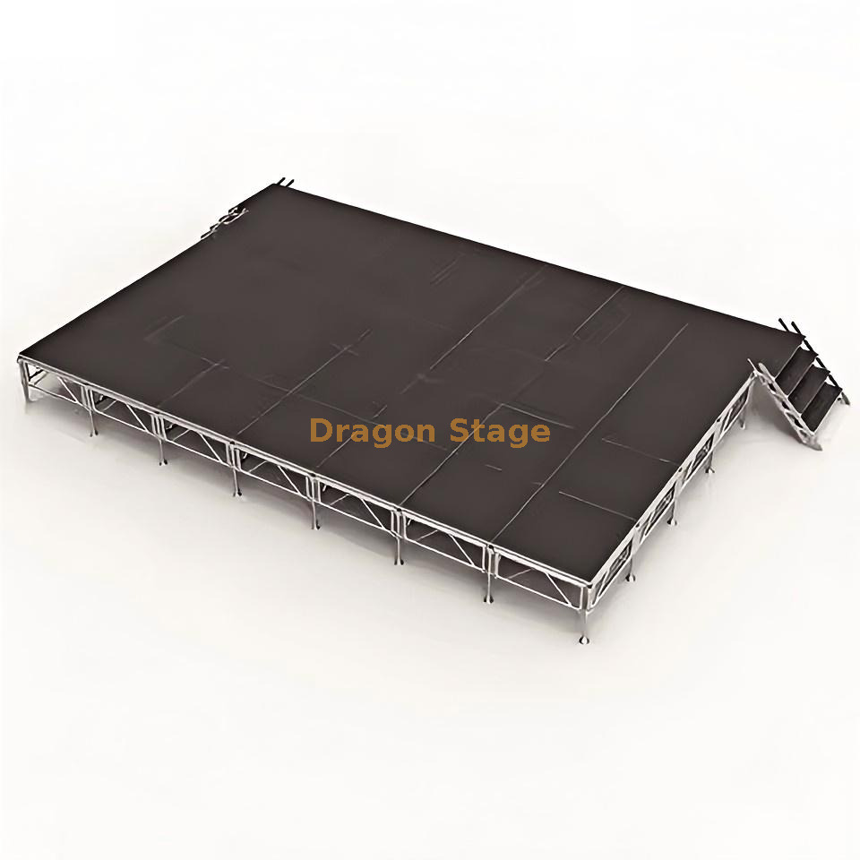 Park Aluminium Portable Square Stage 8.54x6.1m