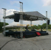 Treliça de palco para alto-falante de concerto ao ar livre 12x5x7m