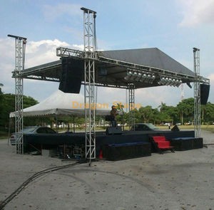 Treliça de palco para alto-falante de concerto ao ar livre 12x5x7m