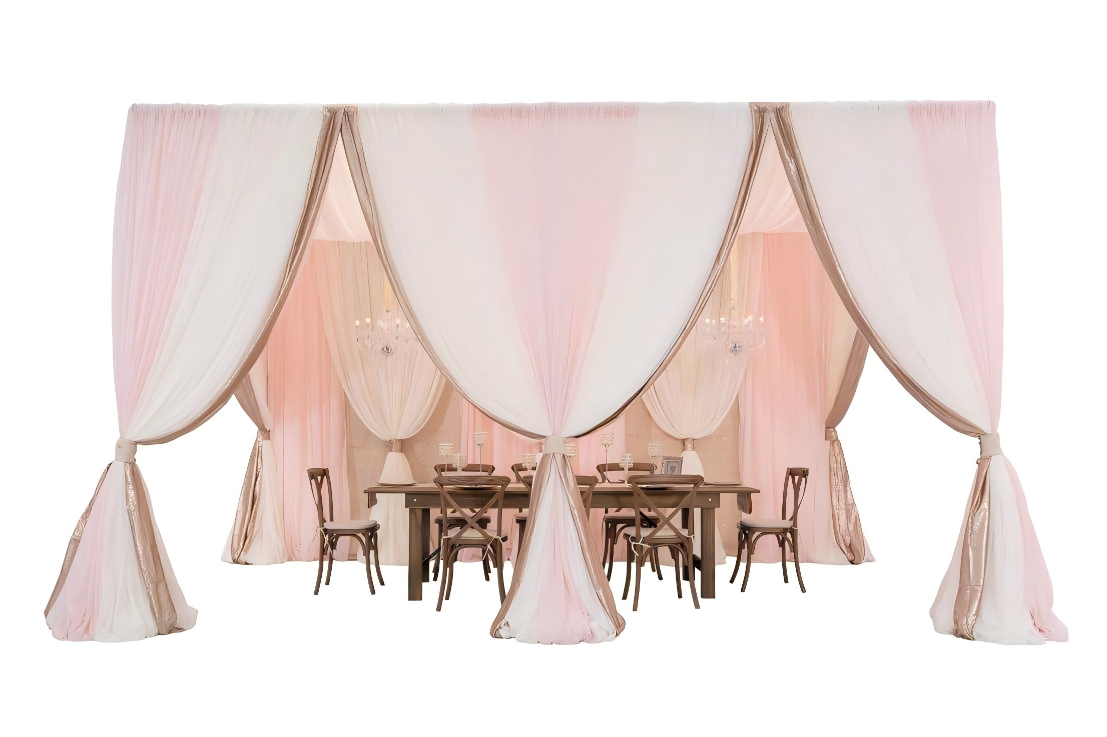 design de tubos e cortinas