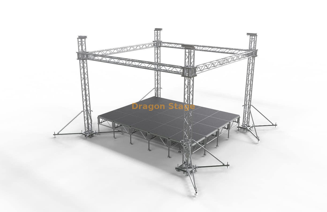 Iluminação fabricada estrutural Tremusias baratas 6x6x6m