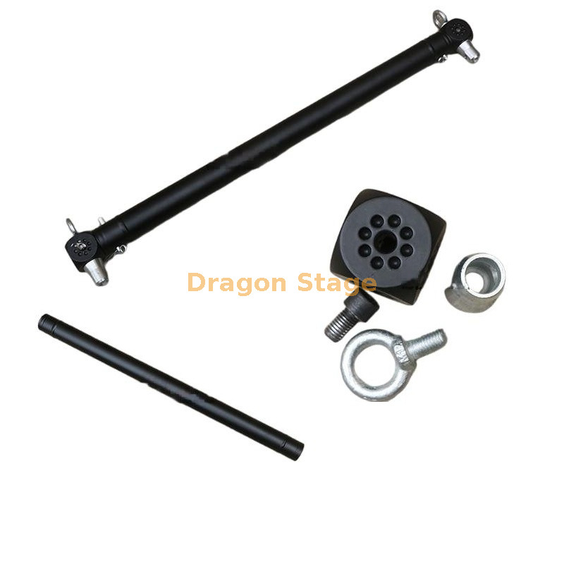 U Frame Drop U-Torm Treliça Modular Preta Modular Drop Arm Moving Head Light Treliça U Frame Truss Pipe Treliça