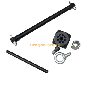 U Frame Drop U-Torm Treliça Modular Preta Modular Drop Arm Moving Head Light Treliça U Frame Truss Pipe Treliça