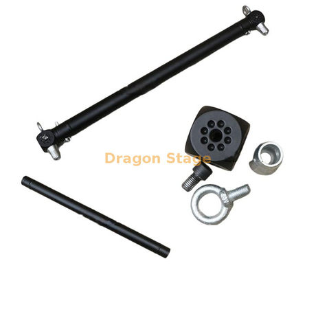 U Frame Drop U-Torm Treliça Modular Preta Modular Drop Arm Moving Head Light Treliça U Frame Truss Pipe Treliça
