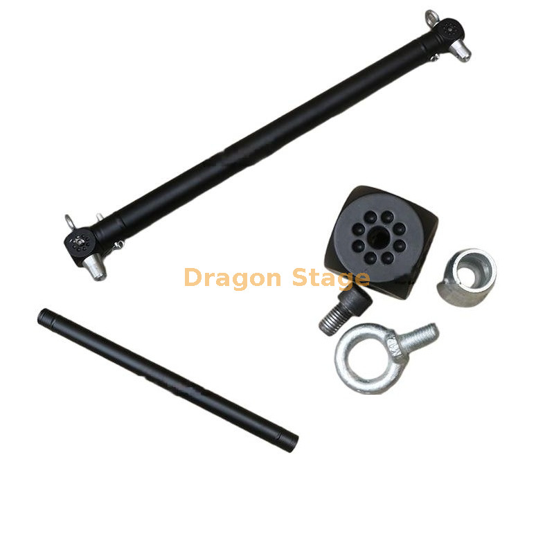 U Frame Drop U-Torm Treliça Modular Preta Modular Drop Arm Moving Head Light Treliça U Frame Truss Pipe Treliça