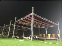 Evento de iluminação Sistema de telhado de treliça Spigot 18x11x10m