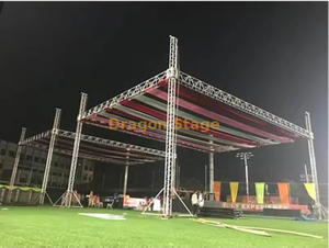Evento de iluminação Sistema de telhado de treliça Spigot 18x11x10m