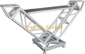 V Shape Aluminium DJ Booth