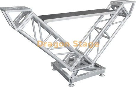 V Shape Aluminium DJ Booth