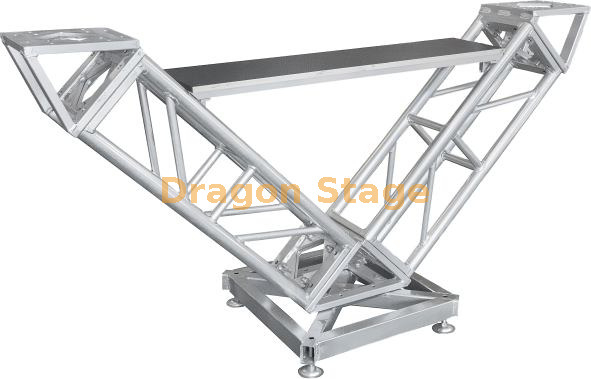V Shape Aluminium DJ Booth
