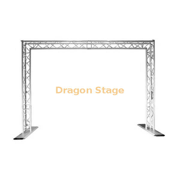 Kit de treliça triangular de alumínio portátil Chauvet Trusst Goal Post Dj Truss 3x3m 