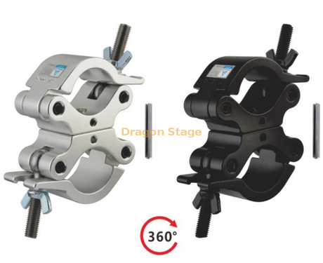 Material da braçadeira giratória Pro: 6061 SWL:500kg Tubo: 48-51mm Kg: 1,02kg