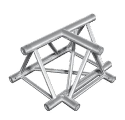 FT43-T36/HT43-T36 tubos triangulares 50×2 treliça triangular de alumínio