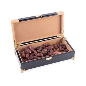 Caixa de temporada KSA Riyadh Poad Bonbon despejar Ramadan Wood Chocolate Box Arch Caixa de madeira chocolate