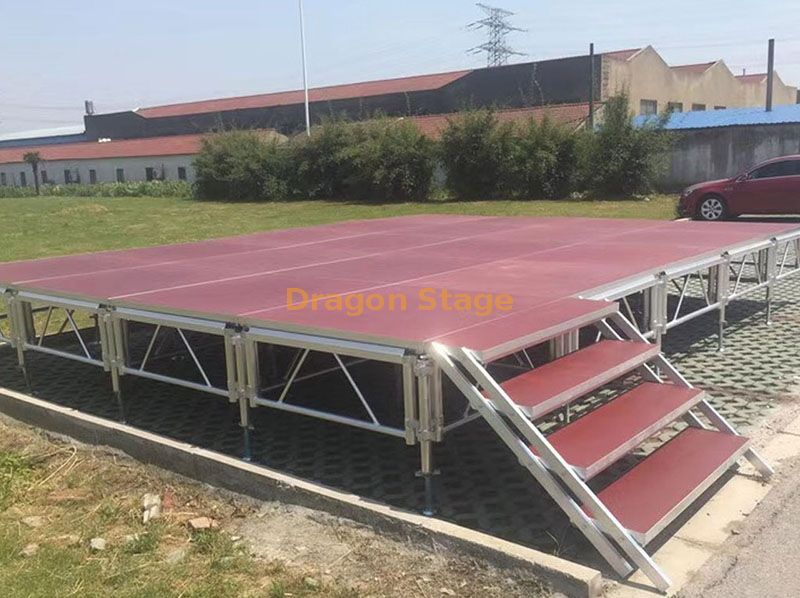 Venda de palco/celular portátil de alumínio portátil barato 12x12ft