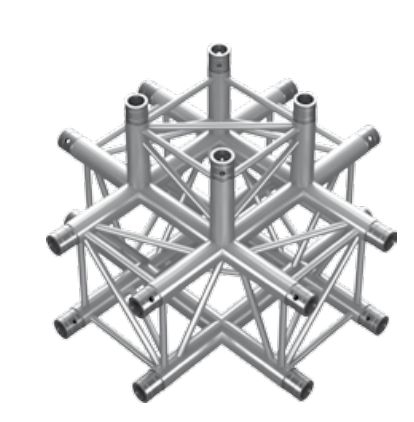 Tubos de caixa PT34-C55 estágio de caixa de treliça de 50 × 2 mm