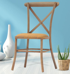 Nova cadeira de cadeira de metal empilhada imitação de madeira cadeira traseira cadeira de alumínio Cadeira de jantar de liga de jantar tema restaurante de leite cadeira de loja de chá