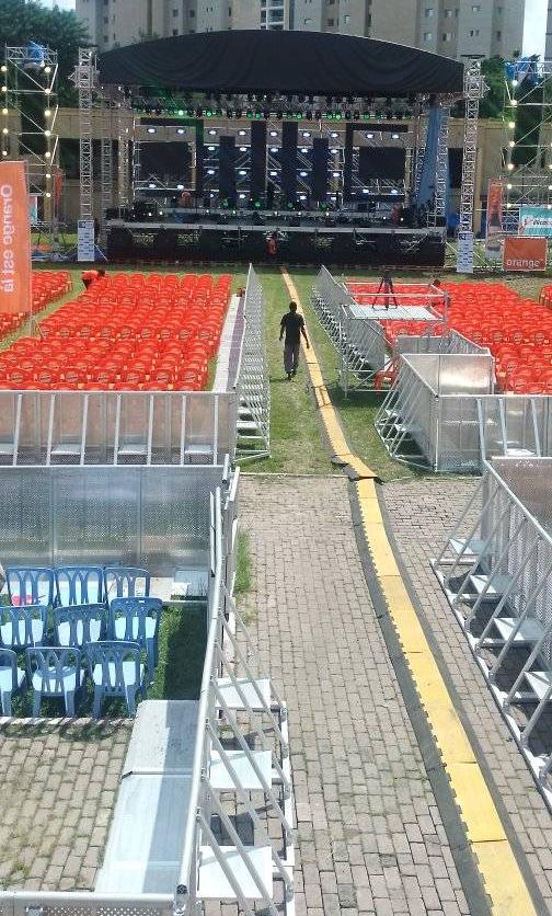 barricadas de alumínio