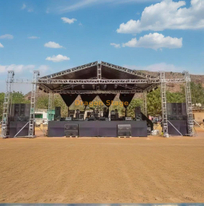 Festival de treliças parafuso de alumínio para festival de música ao ar livre 10x6x6m