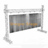 Sistema de treliça de alumínio resistente de 12x8m para grandes paredes de vídeo LED