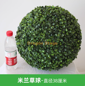 Planta de planta de planta bola Milão Ball Plástico Planta Verde Decoração de teto