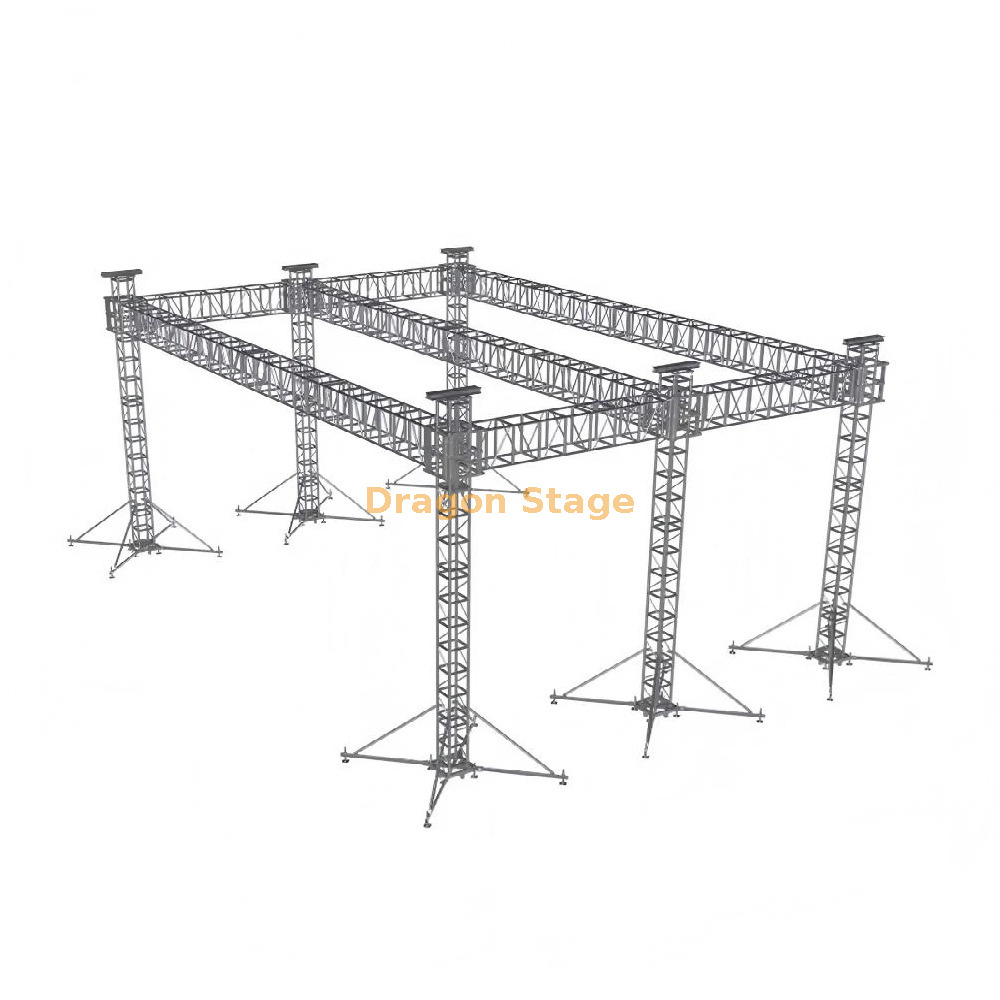 Truss 60x80x35ft do evento da cabine de concerto ao ar livre do casamento de Pune indiano