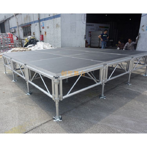 Plataforma exterior feita sob encomenda 9x3m da fase do concerto portátil