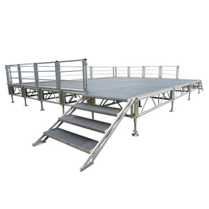 Railings de palco modulares de alumínio / corrimãos / corrimãos