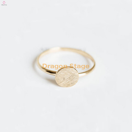 Anel de casamento com inicial personalizada vintage feminino e menina com letras personalizadas