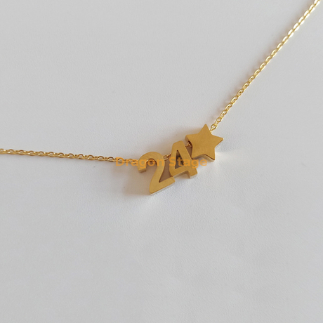 Atacado Número Diy Charm Jóias Aço Anterior Mulheres Letra Inicial Colar Pingente de Nome Personalizado Gold