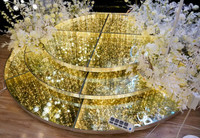 Palco de estrela de casamento com sistema de iluminação decorativa para apresentações de cerimônia e recepção