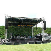 Sistema de treliça de palco pequeno musical com telhado plano 9x5x5m