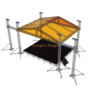 Truss Stage telhado Sistema de treliça para eventos ao ar livre 10x6x10m