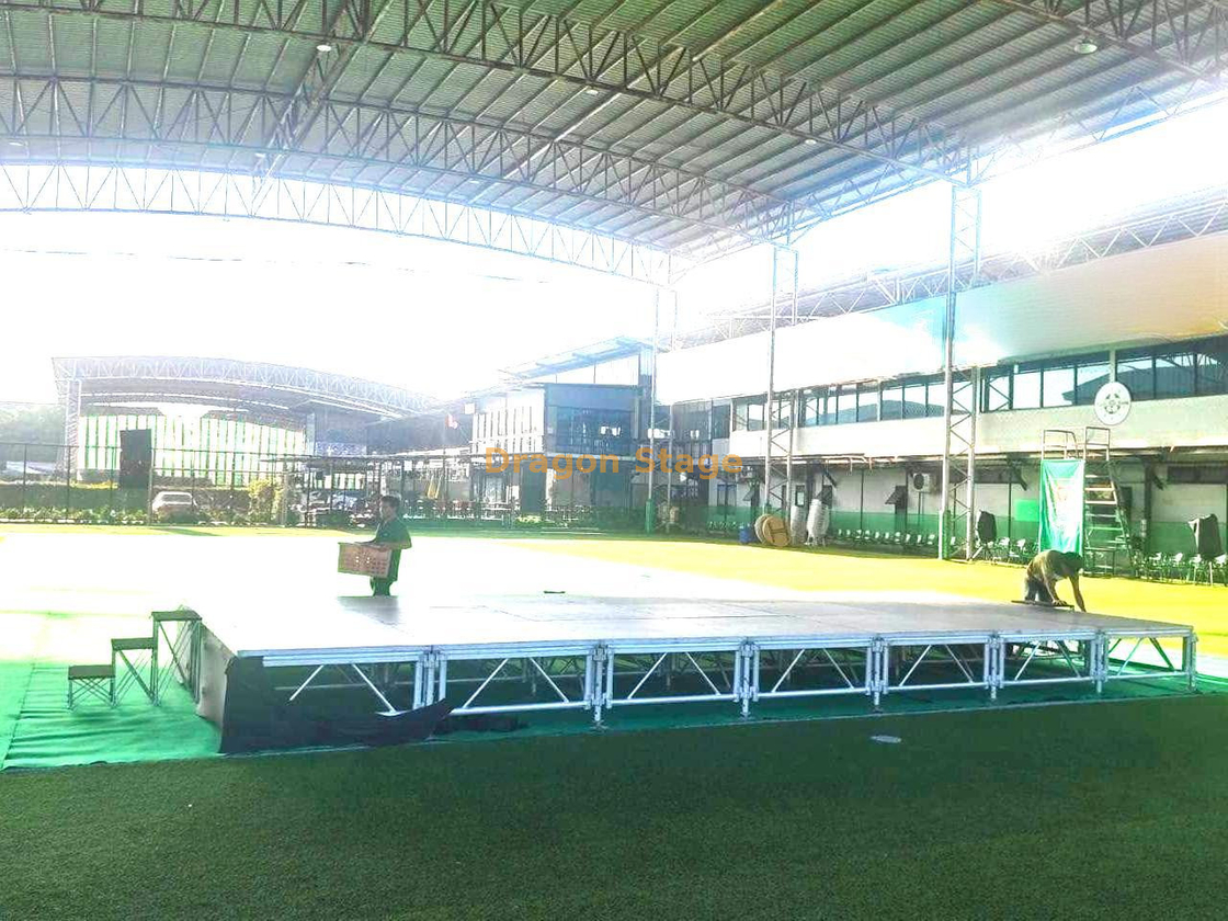 Casamento móvel portátil de colapso de alumínio estágio 20.74x4.88m