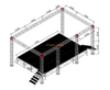 Truss de estágio de iluminação de DJ personalizado 8.58x5x4m
