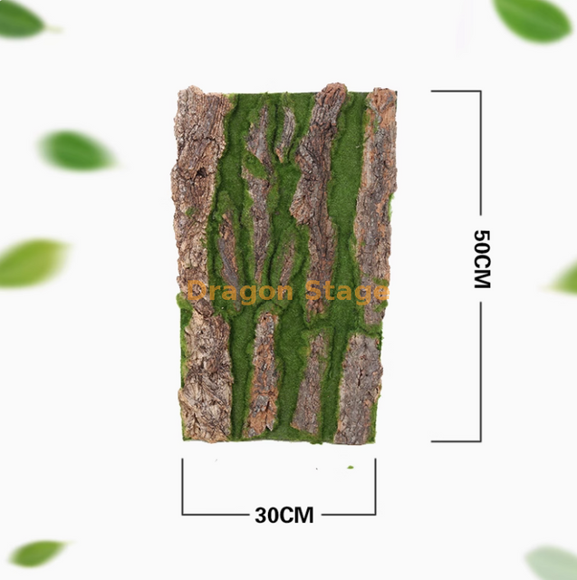 Decoração de tubo, casca de árvore, obstrução de tubo de drenagem, embelezamento, árvore criativa artificial, versão criptografada de 30x50cm