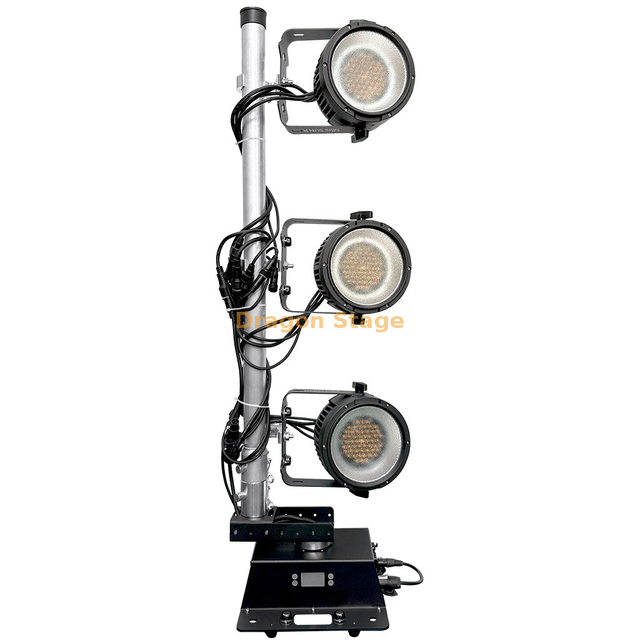 360 Pan Infinite Rotating Platform com barra