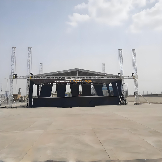 Sistema de treliça de telhado de alumínio para concerto ao ar livre 10x6x6m