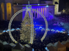 Treliça de decoração de curva de árvore de Natal 30m de altura