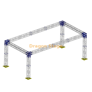 Treliça retangular portátil 9x5x5m para exposições comerciais